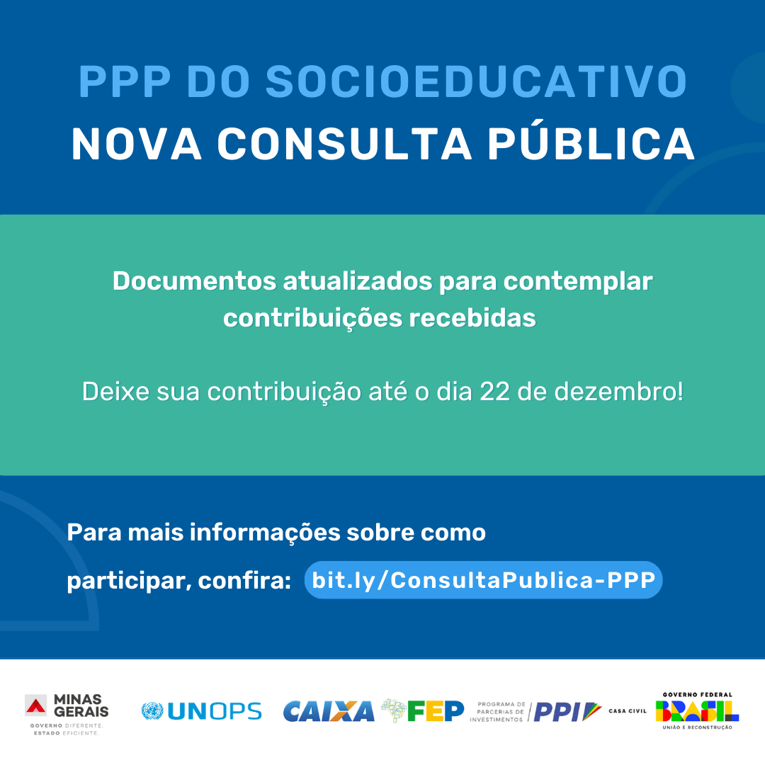 Governo de Minas lança nova consulta pública sobre a PPP do Socioeducativo