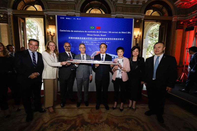 Governo de Minas anuncia compra de 24 novos trens para o Metrô de BH
